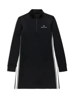 Sergio Tacchini Damarindo Half-Zip Track Dress- Black Discount