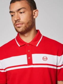 Sergio Tacchini Damarindo Polo- Adrenaline Rush/ White