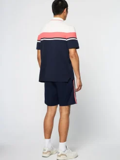Sergio Tacchini Damarindo Polo Archivio- Gardenia/ Maritime Blue New