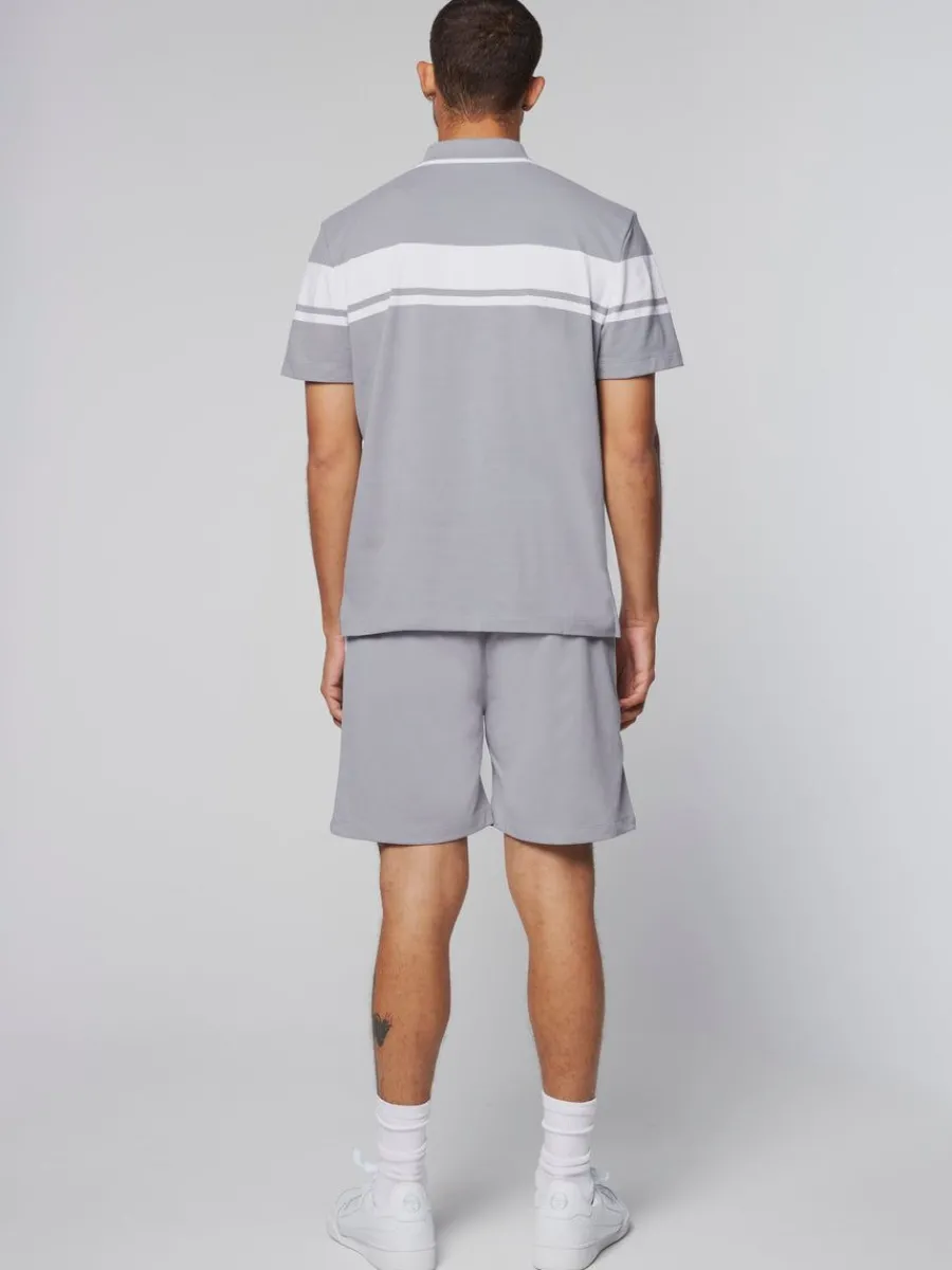 Sergio Tacchini Damarindo Polo- Sleet/ White Outlet