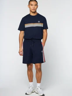 Sergio Tacchini Damarindo Short Archivio- Gardenia/ Maritime Blue Discount