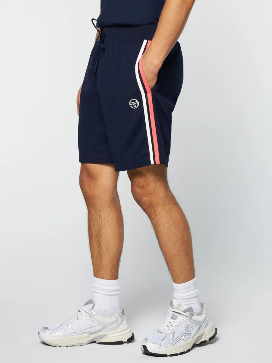 Sergio Tacchini Damarindo Short Archivio- Gardenia/ Maritime Blue Outlet