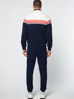 Sergio Tacchini Damarindo Track Jacket Archivio- Gardenia/ Maritime Blue Clearance