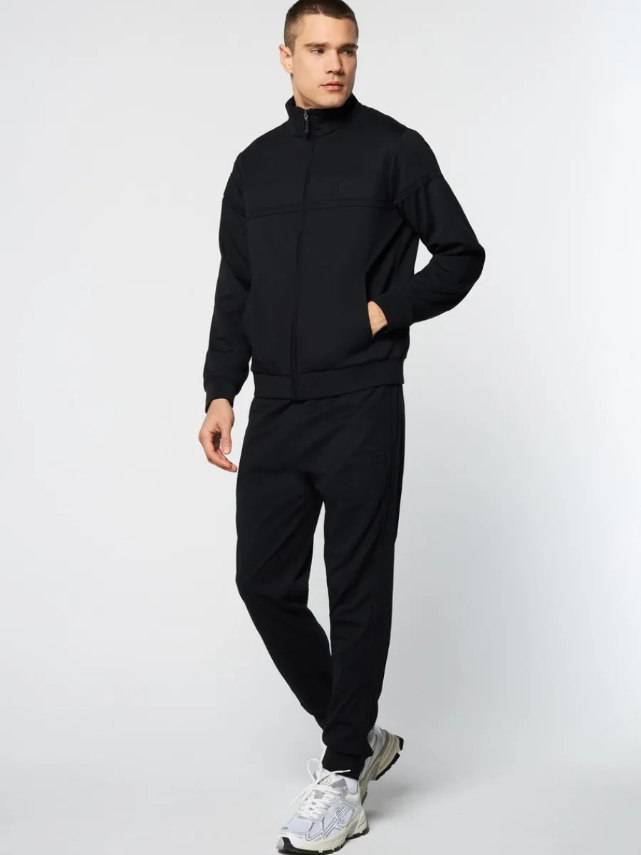 Sergio Tacchini Damarindo Track Jacket Archivio- Black/ Black Sale
