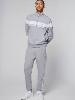 Sergio Tacchini Damarindo Track Jacket- Sleet/ White Clearance