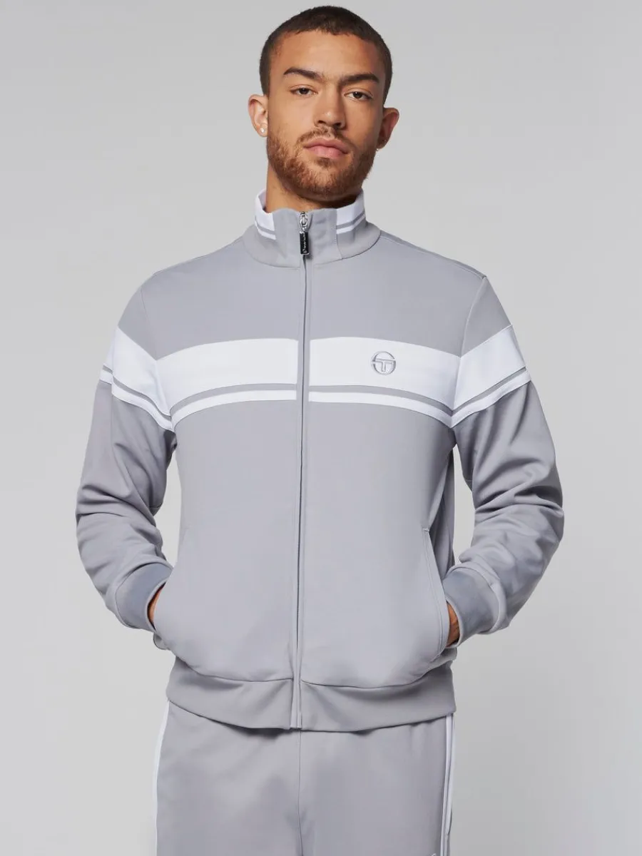 Sergio Tacchini Damarindo Track Jacket- Sleet/ White Online