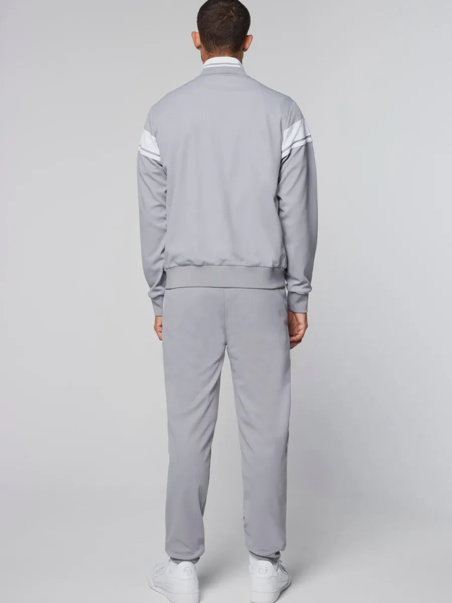 Sergio Tacchini Damarindo Track Jacket- Sleet/ White New
