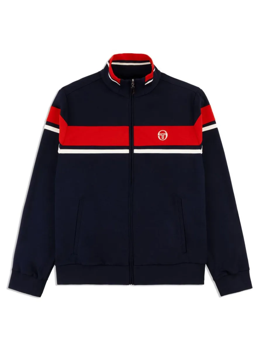 Sergio Tacchini Damarindo Track Jacket-Maritime Blue Hot