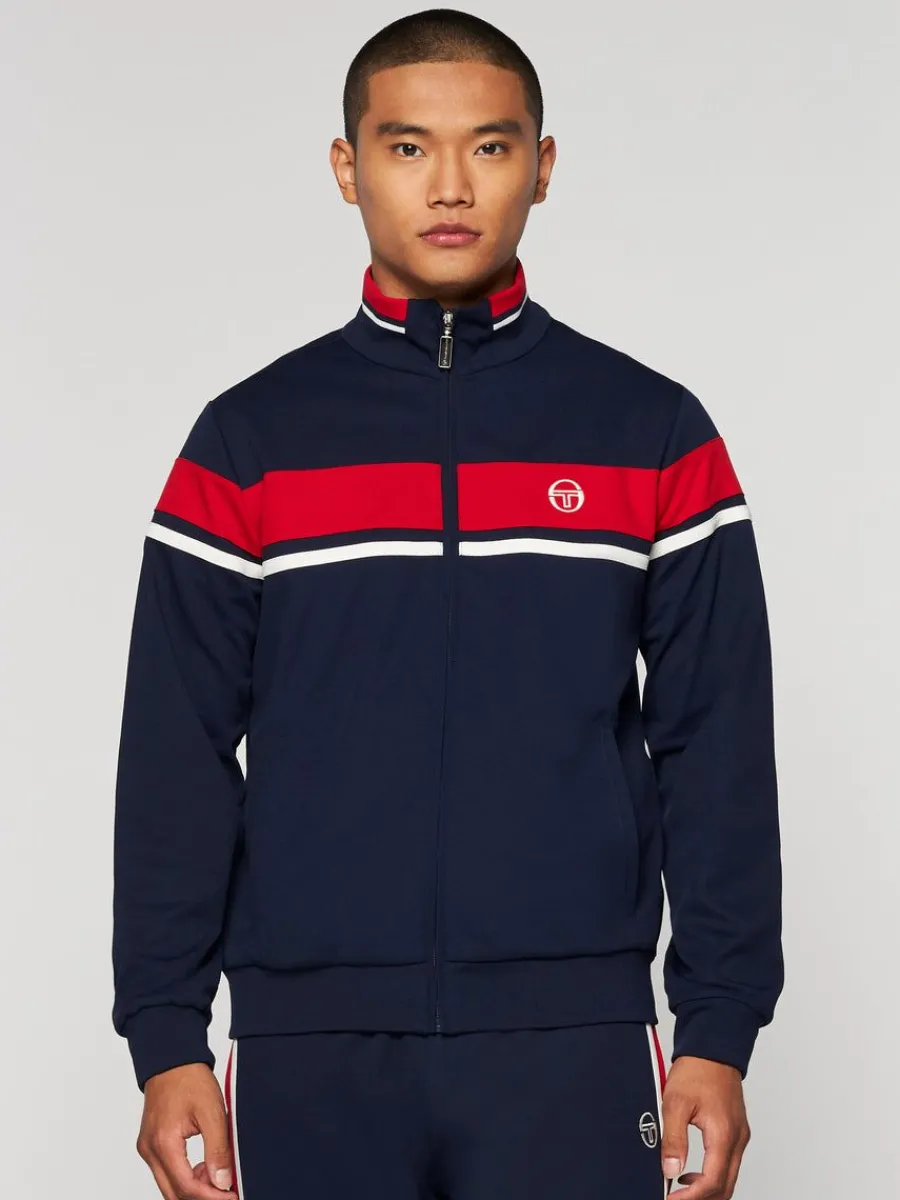 Sergio Tacchini Damarindo Track Jacket-Maritime Blue Hot