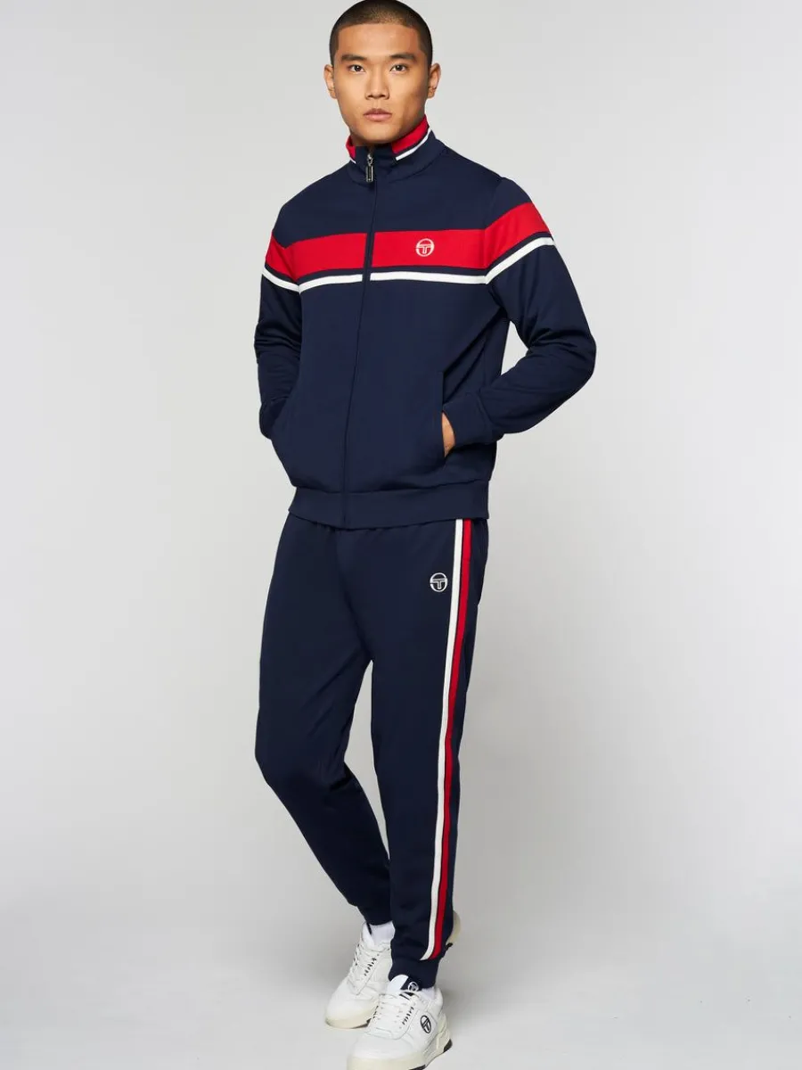 Sergio Tacchini Damarindo Track Jacket-Maritime Blue Clearance
