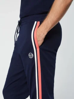Sergio Tacchini Damarindo Track Pant Archivio- Gardenia/ Maritime Blue Hot