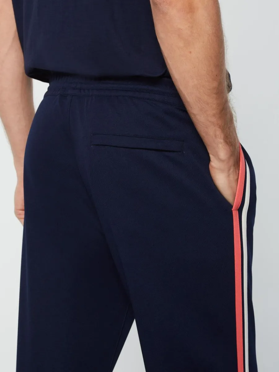 Sergio Tacchini Damarindo Track Pant Archivio- Gardenia/ Maritime Blue Hot
