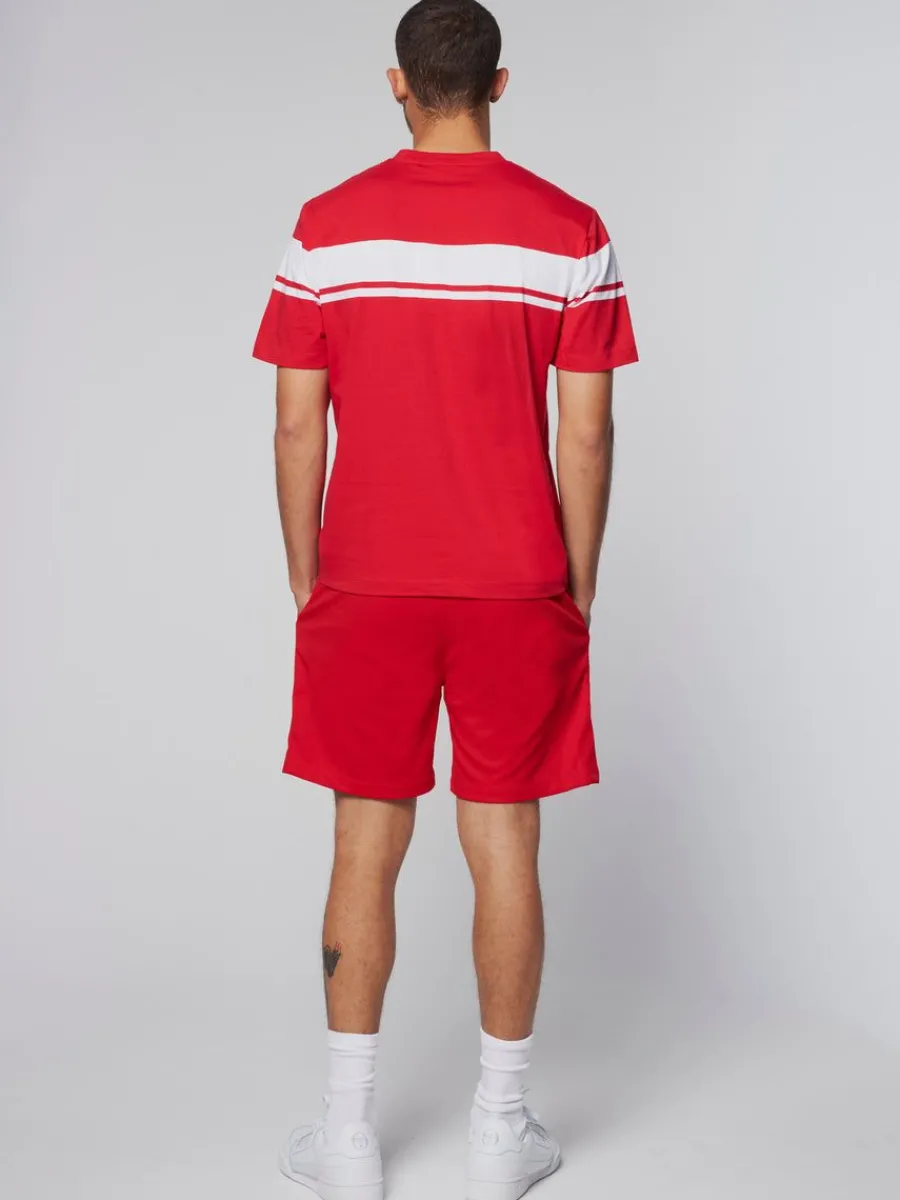 Sergio Tacchini Damarindo T-Shirt- Adrenaline Rush/ White Best