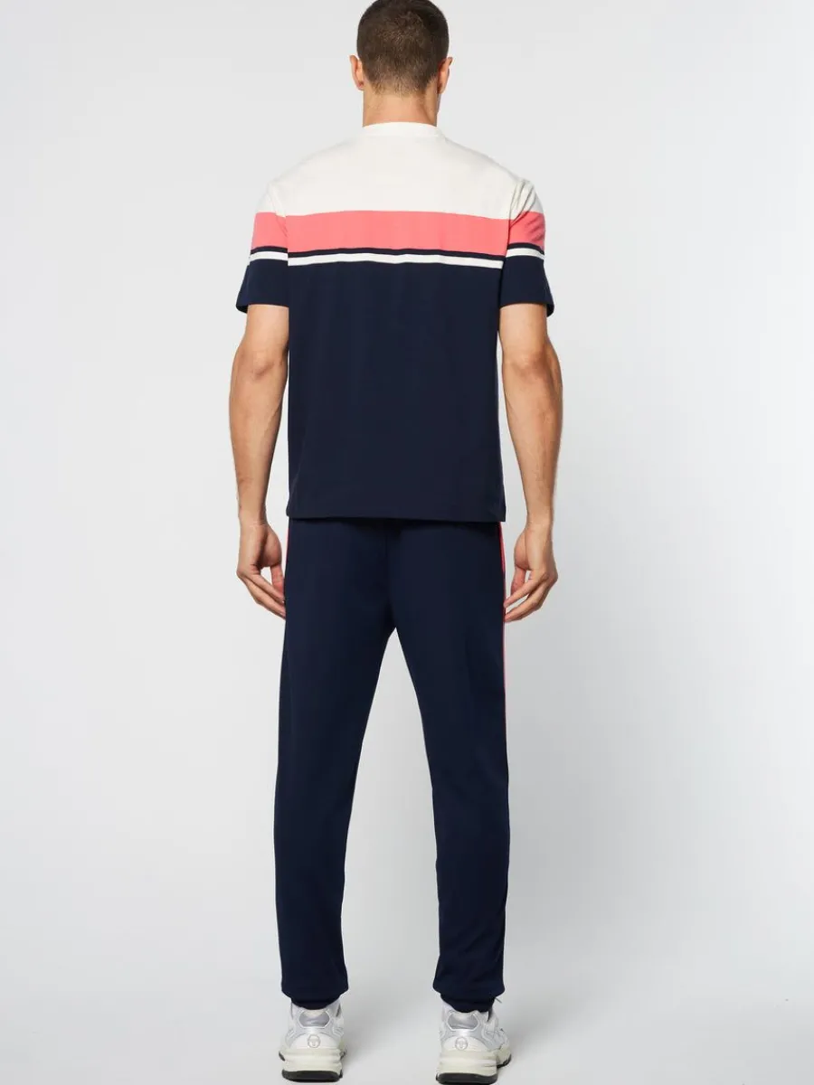 Sergio Tacchini Damarindo T-Shirt Archivio -Gardenia/ Maritime Blue Discount