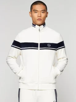 Sergio Tacchini Damarindo Velour Track Jacket- Gardenia Outlet