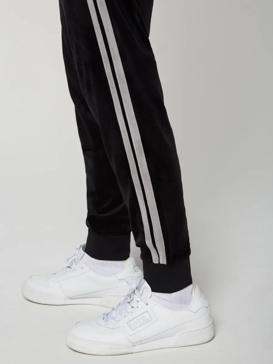 Sergio Tacchini Damarindo Velour Track Pant- Black Beauty New