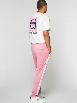 Sergio Tacchini Damarindo Velour Track Pant- Polignac Hot