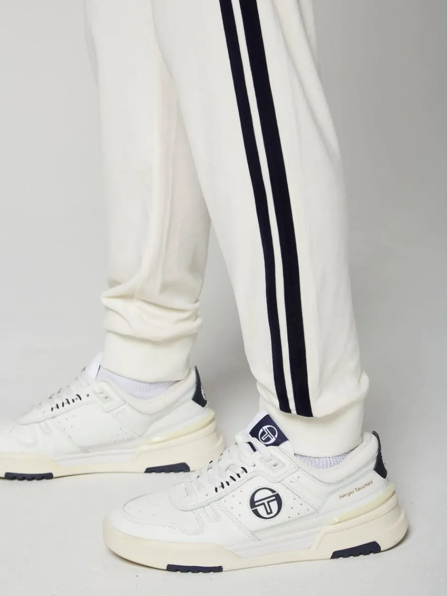 Sergio Tacchini Damarindo Velour Track Pant- Gardenia