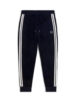 Sergio Tacchini Damarindo Velour Track Pant- Maritime Blue Best