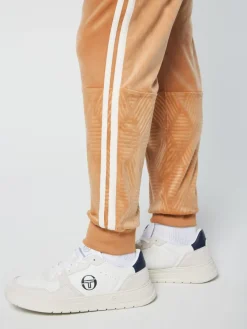 Sergio Tacchini Debossed Damarindo Velour Track Pant- Meerkat Online