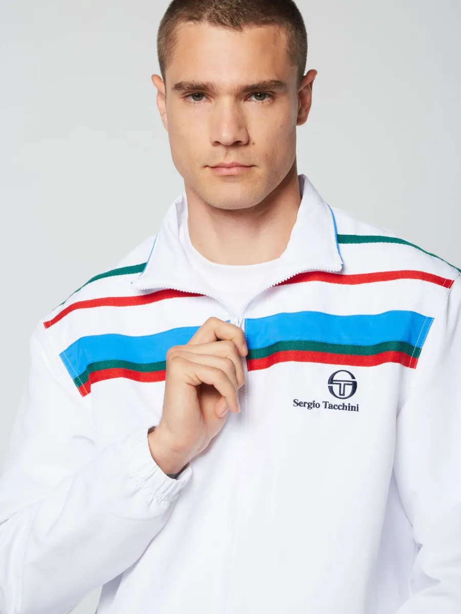 Sergio Tacchini Denver Track Jacket- White Hot