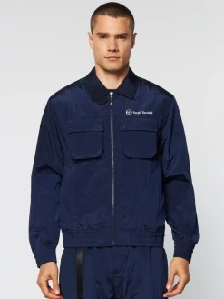 Sergio Tacchini Devonte Track Jacket- Maritime Blue Hot