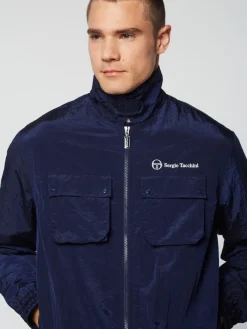Sergio Tacchini Devonte Track Jacket- Maritime Blue Sale