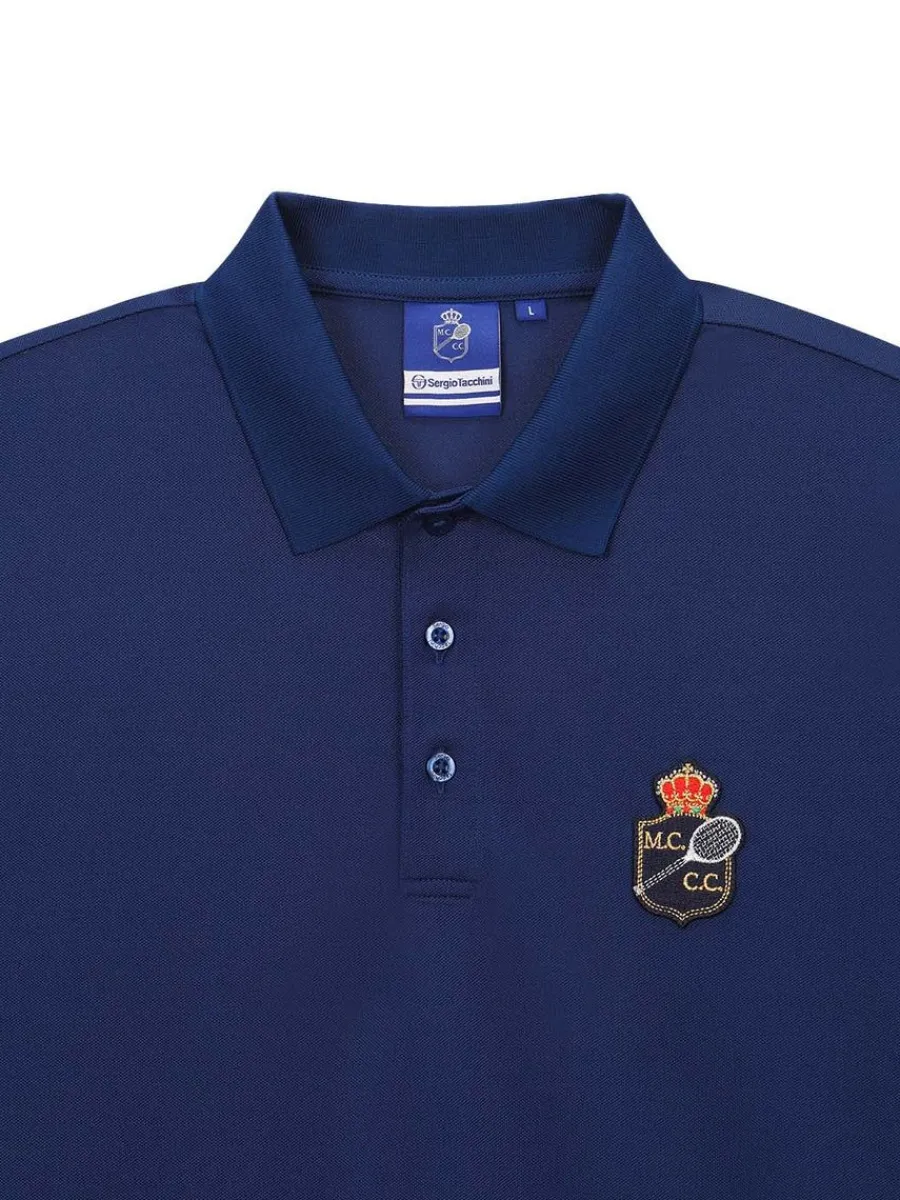 Sergio Tacchini Doubles Mch Polo- Navy Best