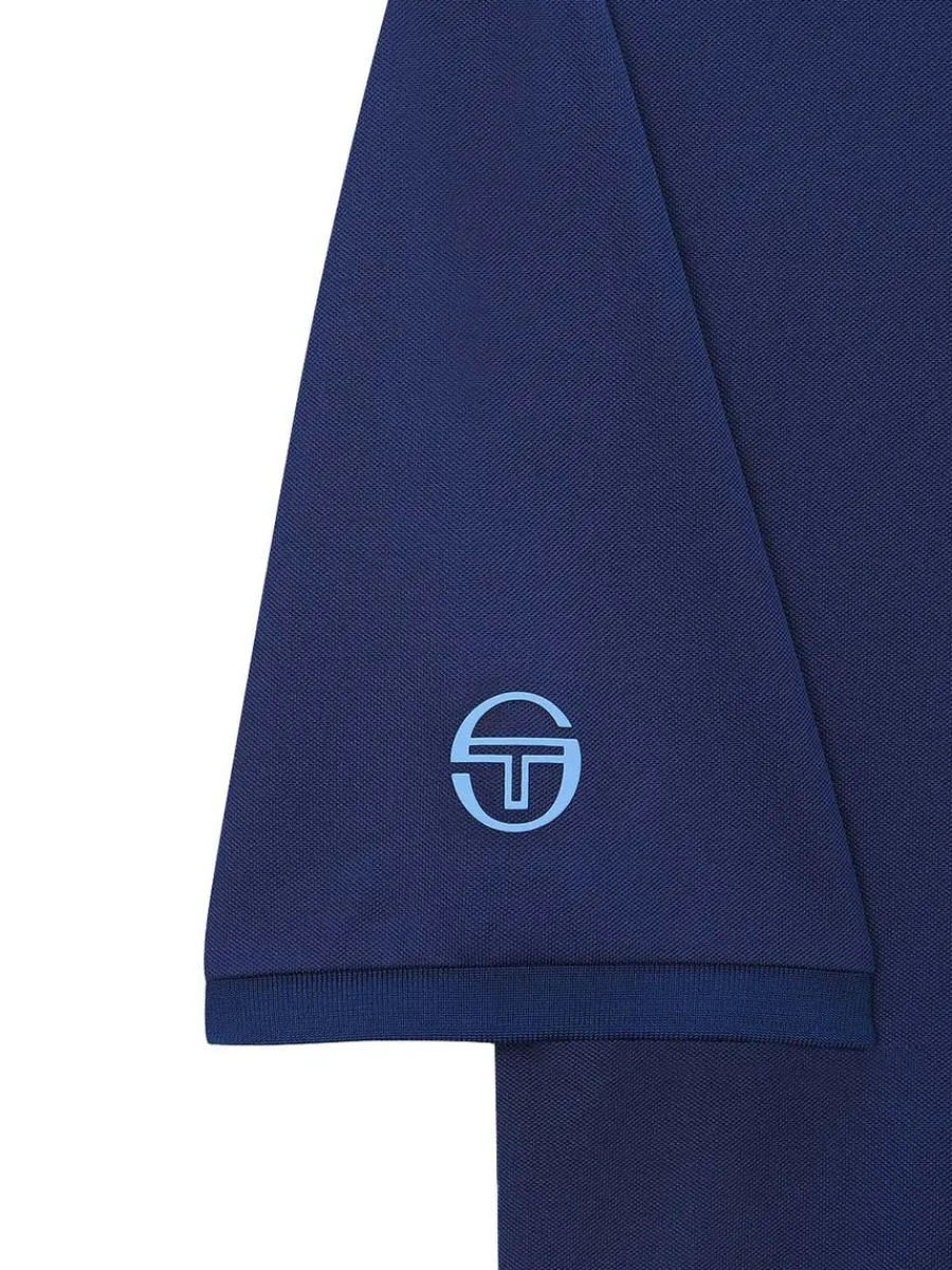 Sergio Tacchini Doubles Mch Polo- Navy Best