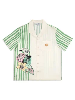 Sergio Tacchini Ella Printed Shirt- Gardenia Sale
