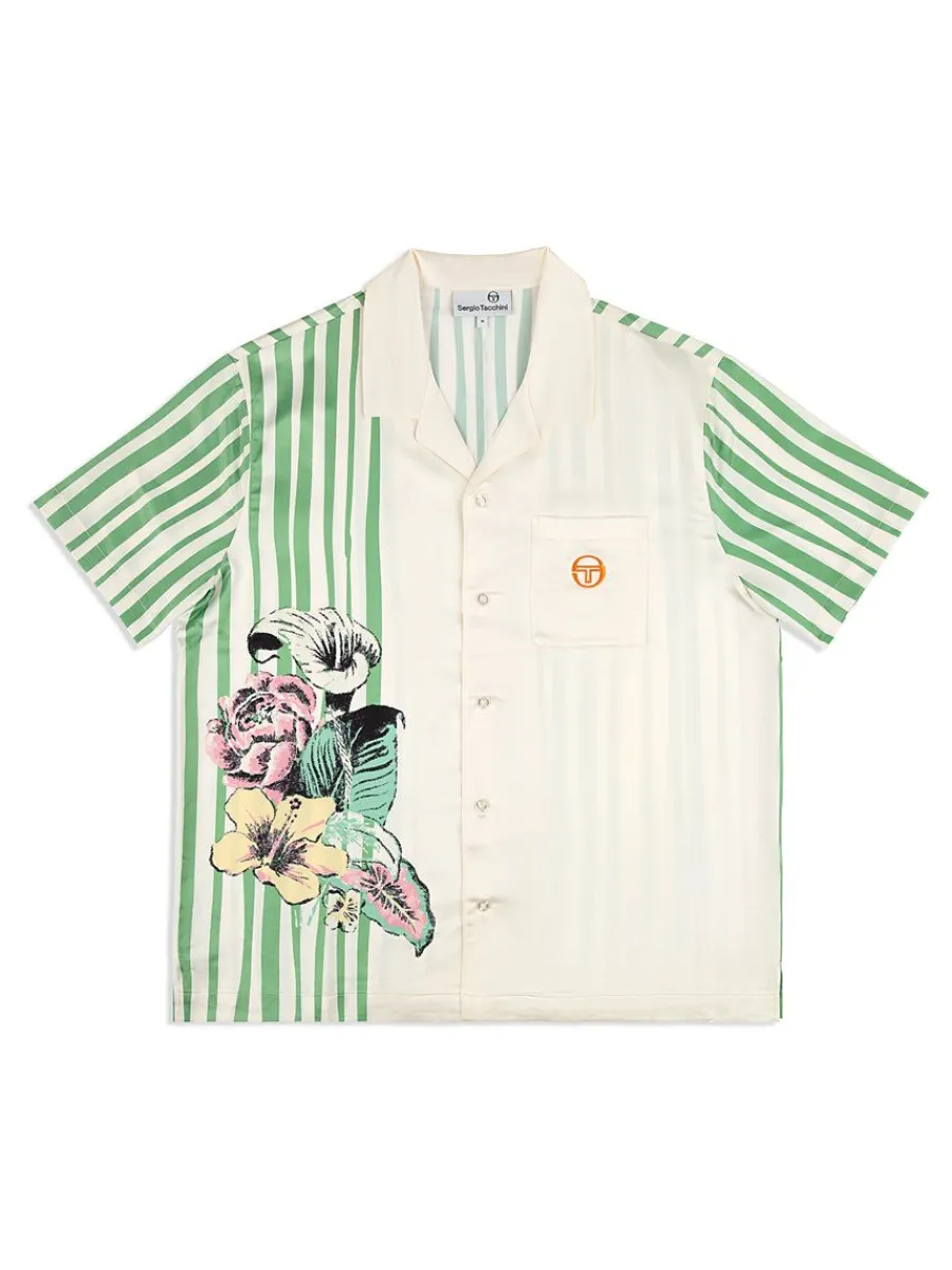Sergio Tacchini Ella Printed Shirt- Gardenia Clearance