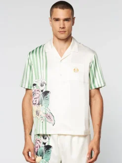 Sergio Tacchini Ella Printed Shirt- Gardenia Clearance