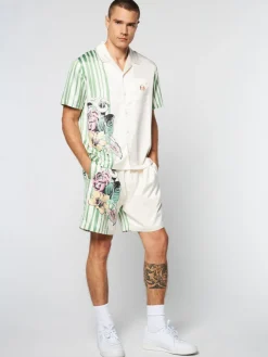Sergio Tacchini Ella Printed Shirt- Gardenia Clearance