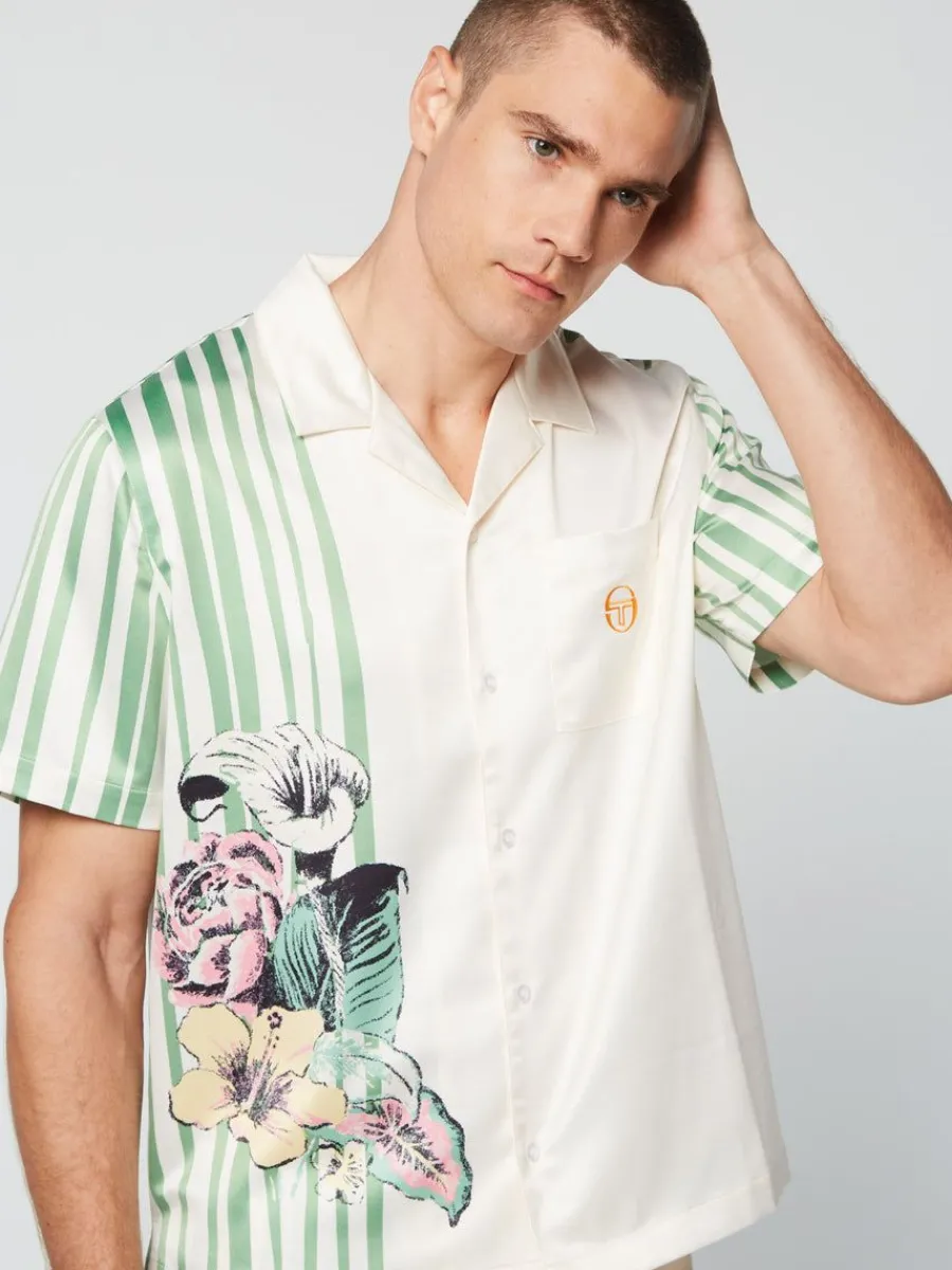 Sergio Tacchini Ella Printed Shirt- Gardenia Clearance