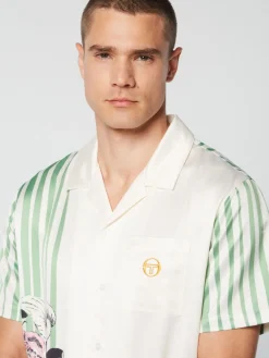 Sergio Tacchini Ella Printed Shirt- Gardenia Clearance