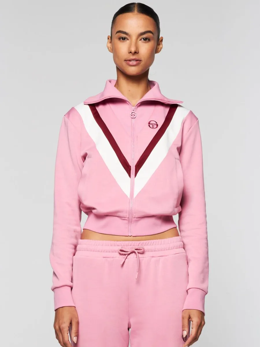 Sergio Tacchini Federica Knit Zip Track Jacket- Polignac Discount