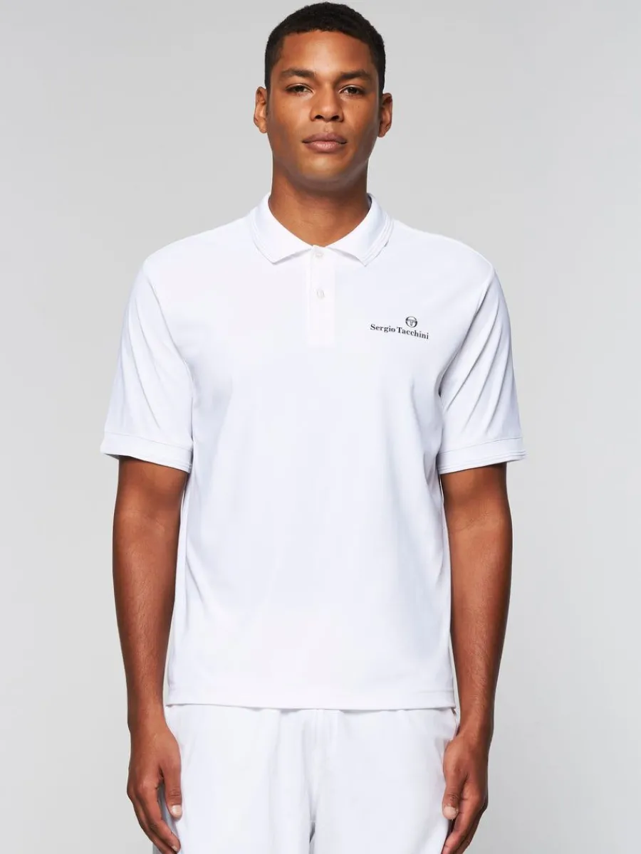 Sergio Tacchini Foro Polo- Brilliant White Outlet