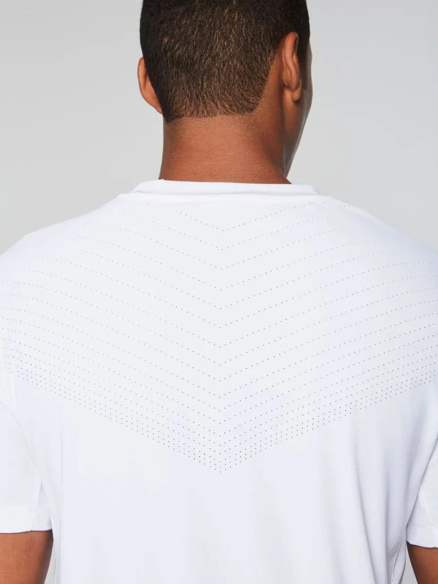 Sergio Tacchini Foro T-Shirt- Brilliant White Best