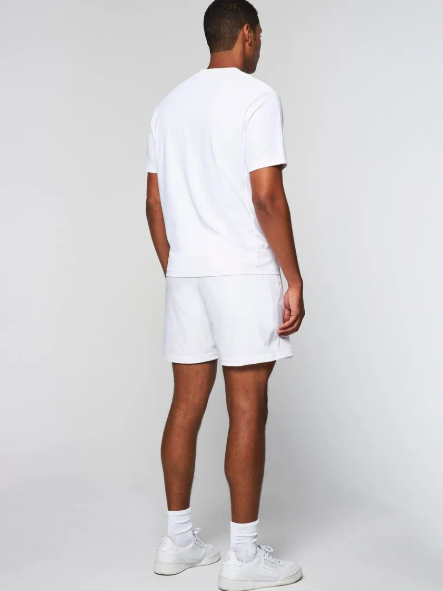 Sergio Tacchini Foro T-Shirt- Brilliant White Clearance