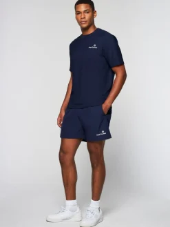 Sergio Tacchini Foro T-Shirt- Maritime Blue Clearance