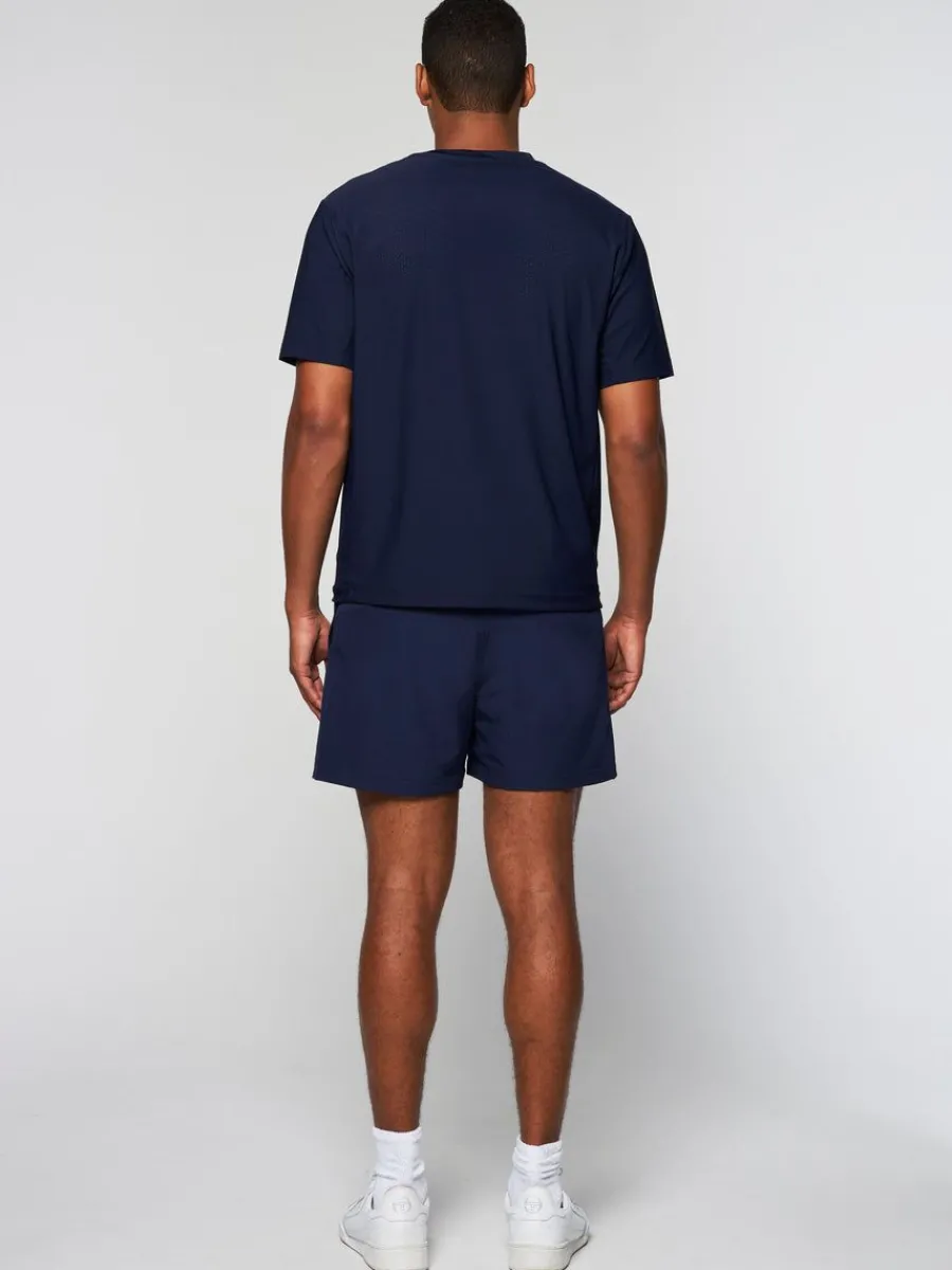 Sergio Tacchini Foro T-Shirt- Maritime Blue Best
