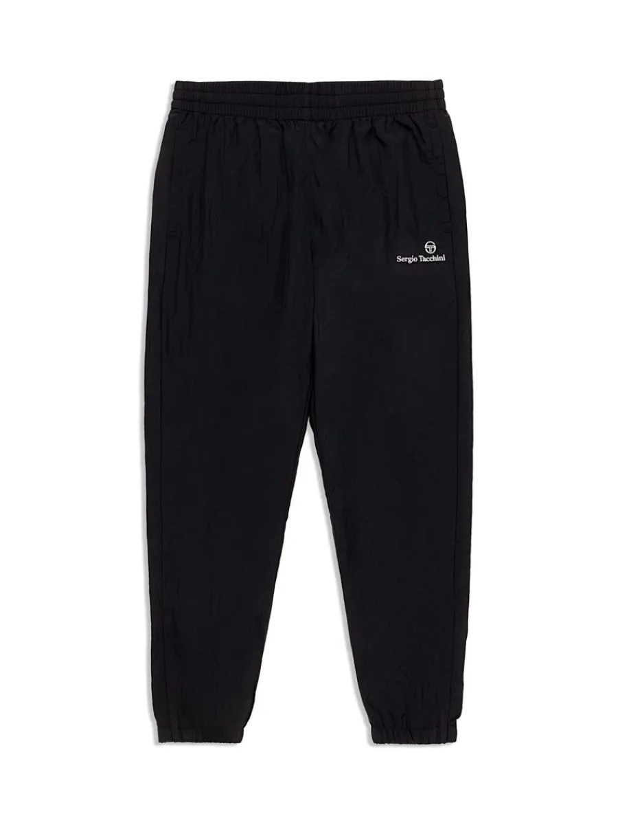 Sergio Tacchini Gallone Velour Track Pant- Black Beauty Outlet