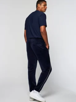 Sergio Tacchini Gallone Velour Track Pant- Maritime Blue Discount