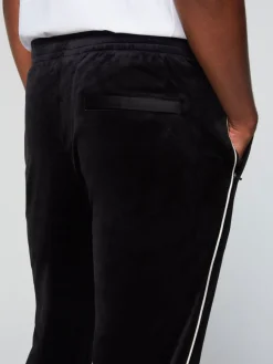 Sergio Tacchini Gallone Velour Track Pant- Black Beauty Best