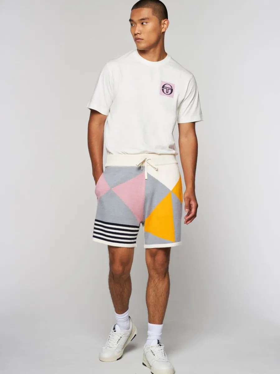 Sergio Tacchini Geo Knit Short- Multi Sale
