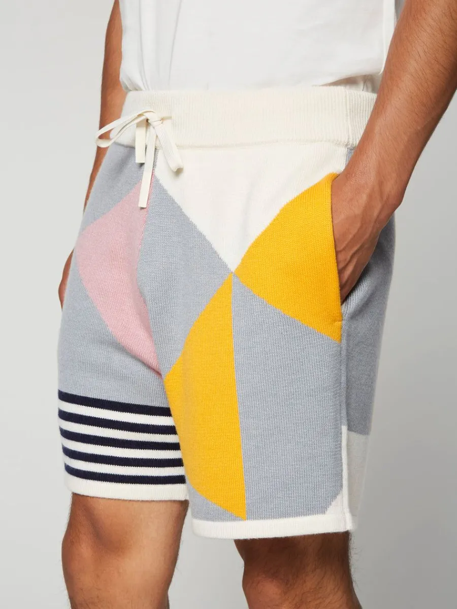 Sergio Tacchini Geo Knit Short- Multi Sale