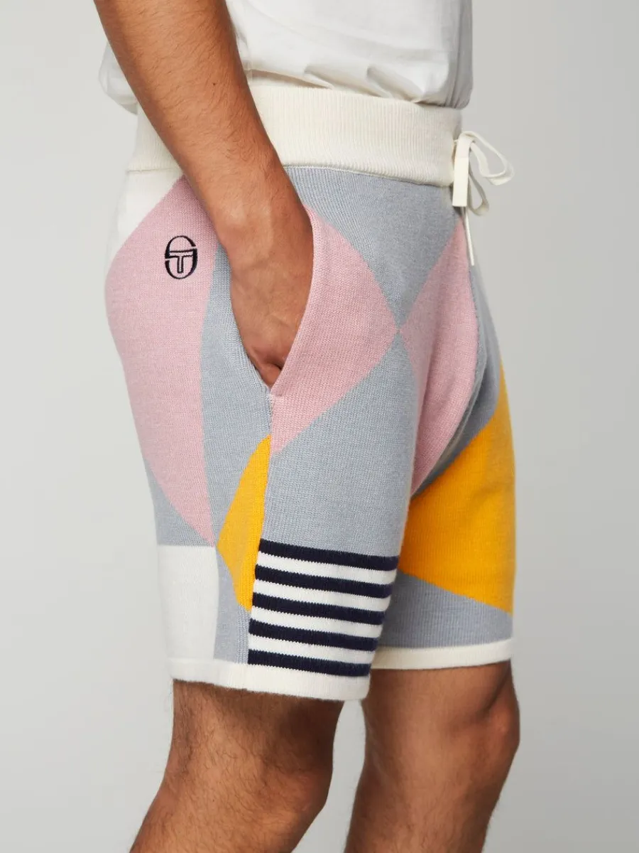 Sergio Tacchini Geo Knit Short- Multi Sale