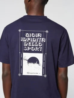 Sergio Tacchini Gioia T-Shirt- Maritime Blue Clearance