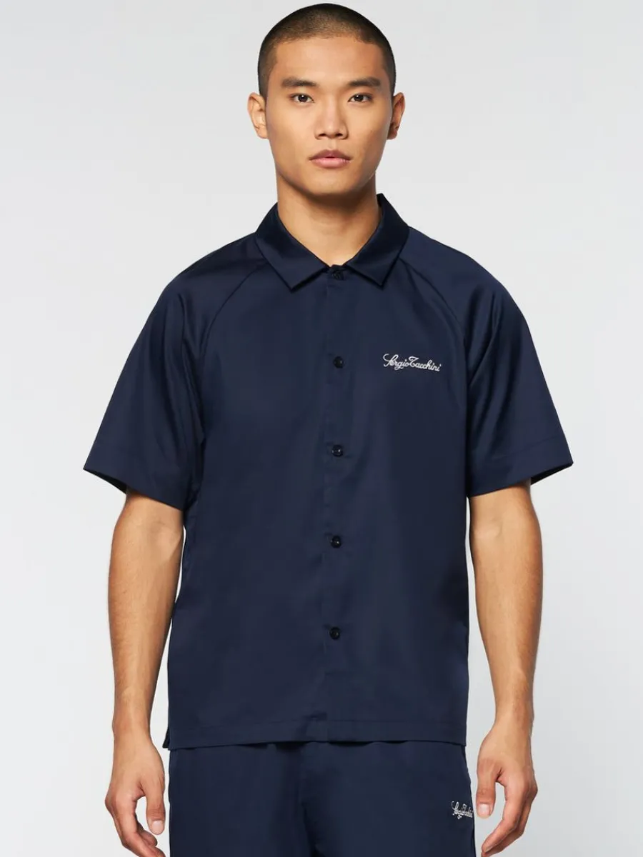 Sergio Tacchini Giorgio Lounge Shirt- Maritime Blue Online
