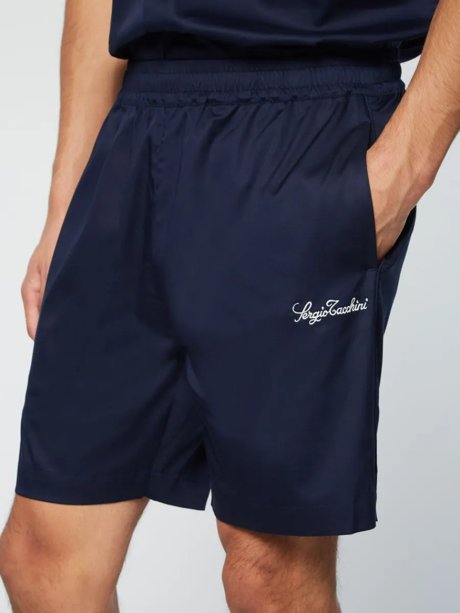 Sergio Tacchini Giorgio Lounge Short- Maritime Blue Online